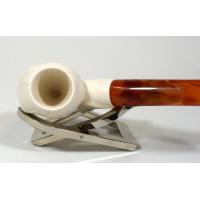 Meerschaum Standard Skull Bent Fishtail Pipe (MEER81)