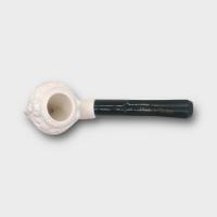 Meerschaum Small Victorian Lady Bent Fishtail Pipe (MEER83)