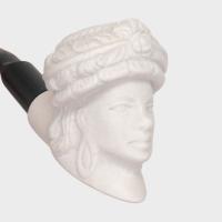 Meerschaum Small Victorian Lady Bent Fishtail Pipe (MEER83)