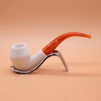 Meerschaum Standard Bulldog Smooth Fishtail Pipe (MEER84)