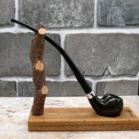 Molina Longus Grey 9mm Filter Fishtail Churchwarden Pipe (ML39)