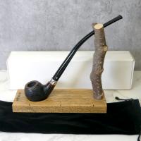 Molina Longus Rustic 9mm Filter Fishtail Churchwarden Pipe (ML41)