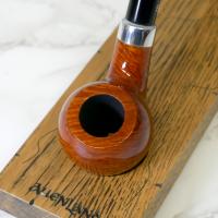 Molina Longus Light Bent 9mm Filter Fishtail Churchwarden Pipe (ML43)