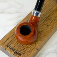 Molina Longus Light Bent 9mm Filter Fishtail Churchwarden Pipe (ML44 )