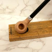 Molina Longus Natural 9mm Filter Fishtail Churchwarden Pipe (ML48)