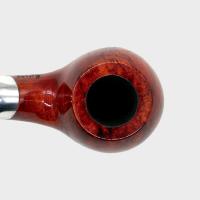 Molina Longus Terracotta Bent 9mm Filter Fishtail Churchwarden Pipe (ML54)