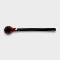 Molina Longus Terracotta Bent 9mm Filter Fishtail Churchwarden Pipe (ML55)