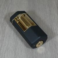 Xikar Meridian Triple Soft Flame Lighter - Black & Gold