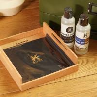 Klaro Military Glass Top Cigar Humidor - 100 Cigar Capacity