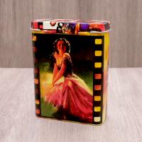 Movie Style Cigarette Case - Red - Fits One Pack Of King Size Cigarettes