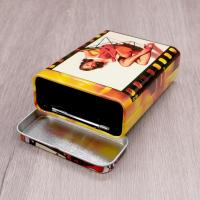 Movie Style Cigarette Case - Red - Fits One Pack Of King Size Cigarettes