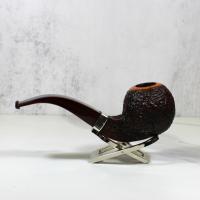 Northern Briars Roxcut Regal Bent Square Banded Apple 9mm Fishtail Pipe (NB114)