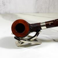 Northern Briars Roxcut Regal 1/4 Bent Banded Billiard 9mm Fishtail Pipe (NB125)