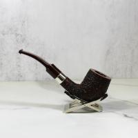 Northern Briars Roxcut Regal 1/4 Bent Banded Billiard 9mm Fishtail Pipe (NB125)