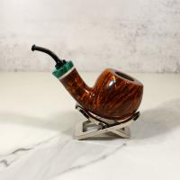 P. Jeppesen High Grade 11 Malachite Composite Smooth Fishtail Pipe (NEER188)