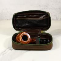 P. Jeppesen High Grade 11 Malachite Composite Smooth Fishtail Pipe (NEER188)