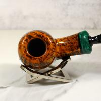 P. Jeppesen High Grade 8 Malachite Composite Smooth Fishtail Pipe (NEER189)