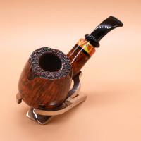 P Jeppesen IDA Handmade gr 3 Smooth Bent 9mm Filter Fishtail Pipe (NEER207)