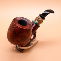 P Jeppesen Boutique gr 3 Smooth 9mm Bent  Fishtail Pipe (NEER233)