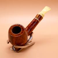 P Jeppesen IDA Handmade gr 3 Smooth Bent No Filter Fishtail Pipe (NEER261)