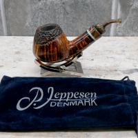 P Jeppesen IDA Handmade gr 3 Smooth Bent 9mm Filter Fishtail Pipe (NEER265)