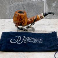 P Jeppesen IDA Handmade gr 3 Smooth Bent 9mm Filter Fishtail Pipe (NEER266)