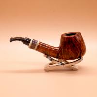 P Jeppesen IDA Handmade gr 3 Smooth Bent 9mm Filter Fishtail Pipe (NEER266)