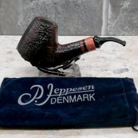 P Jeppesen IDA Handmade gr 3 Smooth Bent 9mm Filter Fishtail Pipe (NEER267)