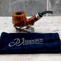 P Jeppesen IDA Handmade gr 4 Smooth Bent 7mm Fishtail Pipe (NEER270)