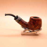P Jeppesen IDA Handmade gr 4 Smooth Bent No Filter Fishtail Pipe (NEER270)