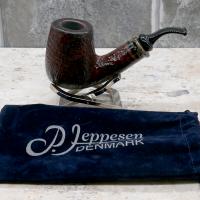 P Jeppesen IDA Handmade gr 4 Smooth Bent 9mm Fishtail Pipe (NEER273)