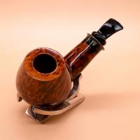 P Jeppesen IDA Handmade gr 4 Smooth Bent 9mm Fishtail Pipe (NEER277)