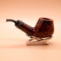 P Jeppesen IDA Handmade gr 4 Smooth Bent 9mm Fishtail Pipe (NEER277)