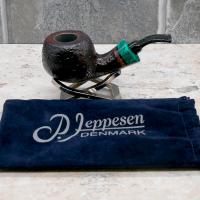 P Jeppesen IDA Handmade gr 4 Smooth Bent 9mm Fishtail Pipe (NEER279)