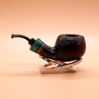 P Jeppesen IDA Handmade gr 4 Smooth Bent 9mm Fishtail Pipe (NEER279)
