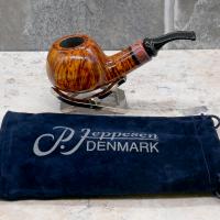 P Jeppesen IDA Handmade gr 5 Smooth Bent 9mm Fishtail Pipe (NEER282)