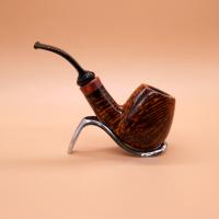 P Jeppesen IDA Handmade gr 5 Smooth Bent 9mm Fishtail Pipe (NEER340)
