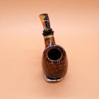 P Jeppesen IDA Handmade gr 5 Smooth Bent 9mm Fishtail Pipe (NEER341)