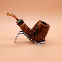 P Jeppesen IDA Handmade gr 5 Smooth Bent 9mm Fishtail Pipe (NEER341)