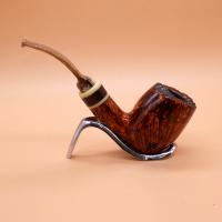 P Jeppesen IDA Handmade gr 3 Smooth Bent 9mm Filter Fishtail Pipe (NEER360)