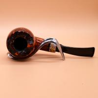 P Jeppesen IDA Handmade gr 3 Smooth Bent 9mm Filter Fishtail Pipe (NEER362)