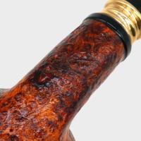 Neerup Classic Series gr 3 Sandblast Bent 9mm Filter Fishtail Pipe (NEER373)