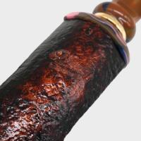 Neerup Structure Series gr 3 Sandblast Bent 9mm Filter Fishtail Pipe (NEER381)