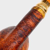 Neerup Classic Series gr 2 Churchwarden Bent 9mm Filter Fishtail Pipe (NEER387)