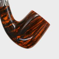 P Jeppesen Boutique gr 4 Smooth Bent Silver Fishtail Pipe (NEER404)