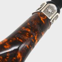 P Jeppesen Boutique gr 4 Smooth Bent Silver Fishtail Pipe (NEER404)