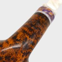 P Jeppesen IDA Handmade gr 5 Smooth Bent 9mm Fishtail Pipe (NEER407)