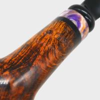 P Jeppesen IDA Handmade gr 4 Smooth Bent 9mm Filter Fishtail Pipe (NEER414)