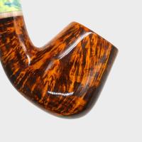 P Jeppesen IDA Handmade gr 4 Smooth Bent 9mm Fishtail Pipe (NEER417)