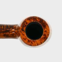 P Jeppesen IDA Handmade gr 4 Smooth Bent 9mm Fishtail Pipe (NEER417)
